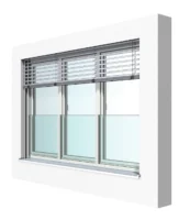 VisioNeo Sun in Kombination mit Schacht-System-Außen-Jalousie